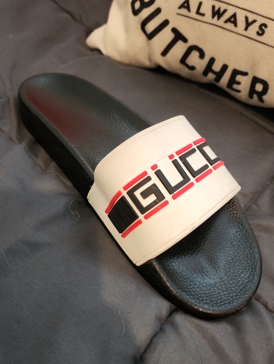 Authentic Gucci Pursuit Slide Sandals Size 12 Made In Italy main image 4